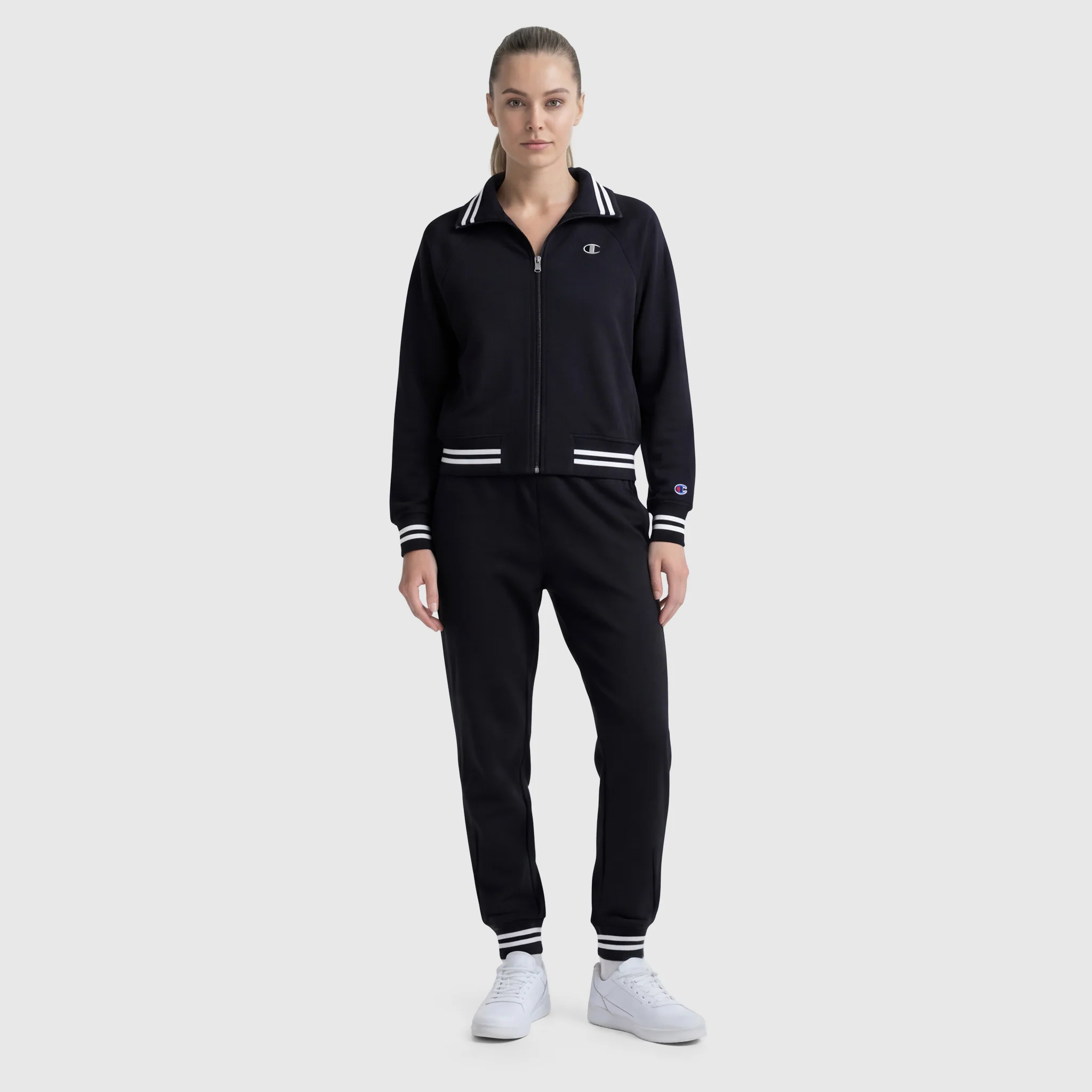 Pitcher Full-Zip Mockneck Top, C Logo - Image 6
