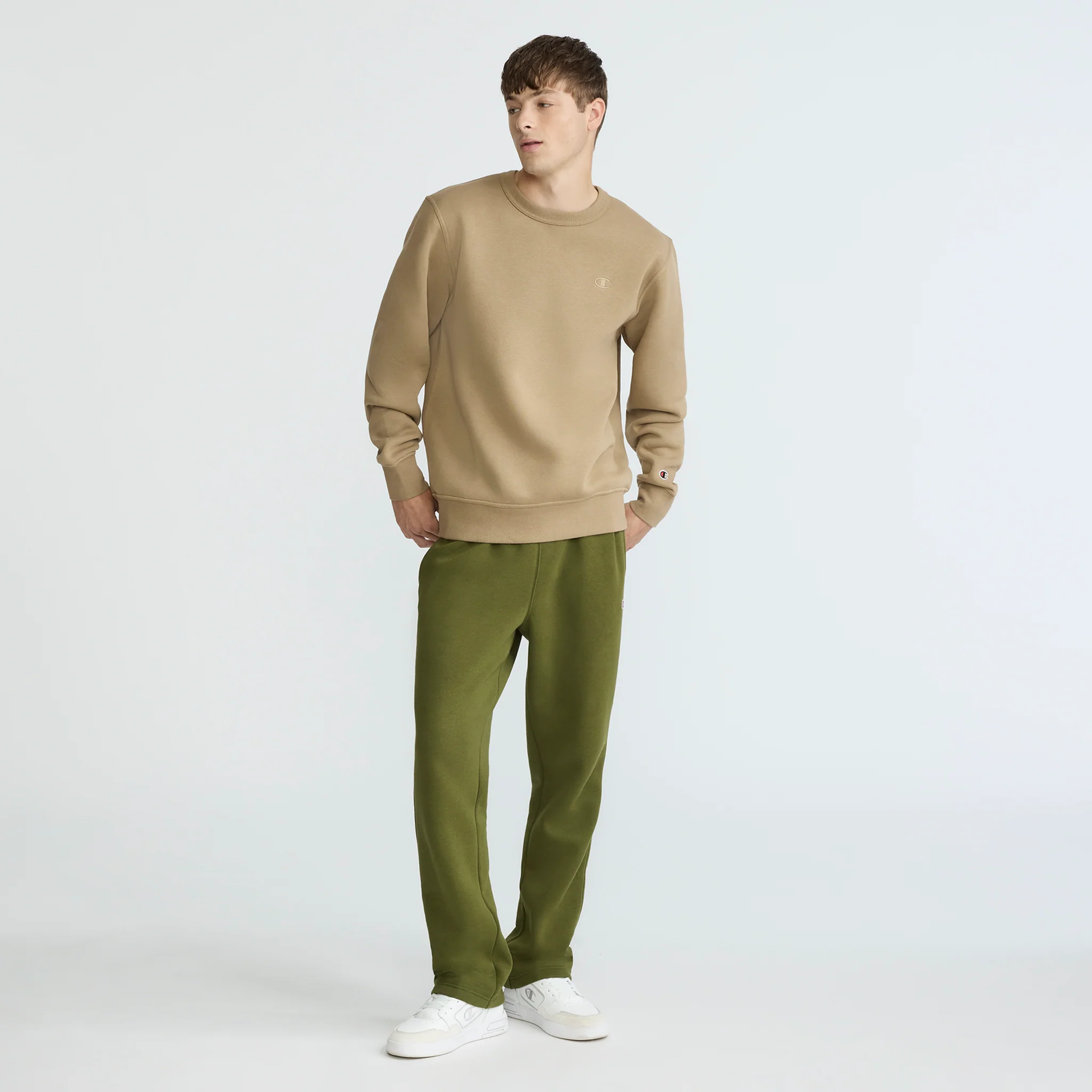Powerblend Crewneck Sweatshirt, C Logo - Image 4