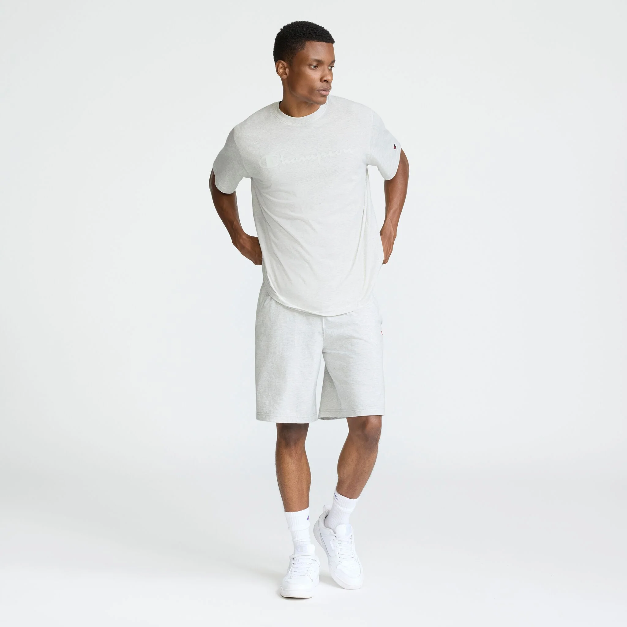 Classic Graphic T-Shirt, Tonal Script Logo - Image 4