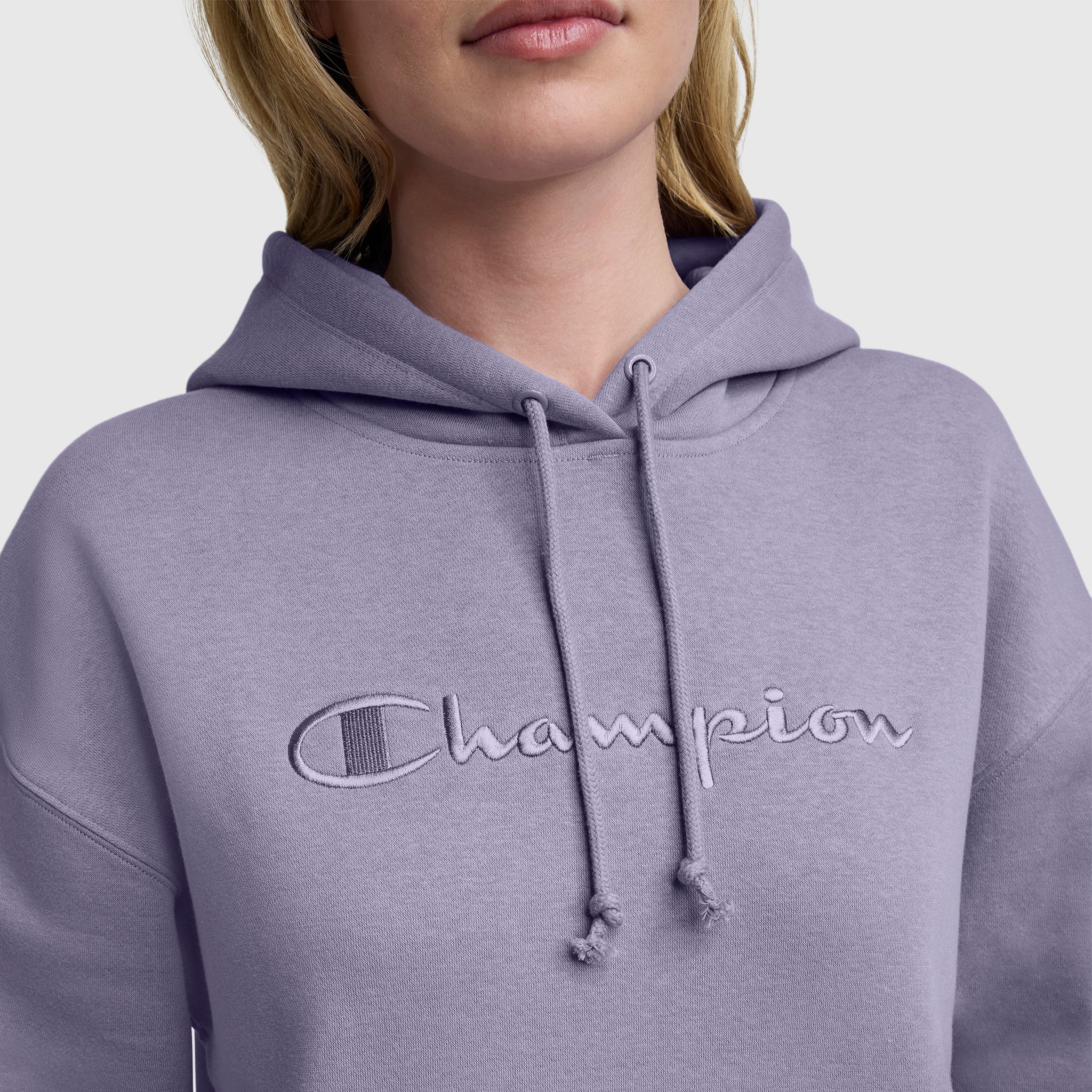 Powerblend Hoodie, Tonal Script Freshman - Image 5