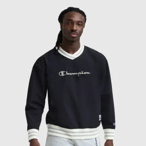 Gridiron V-Neck Pullover, C Logo