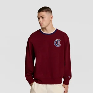 Modern Retro Washed Crew Sweatshirt, C Logo
