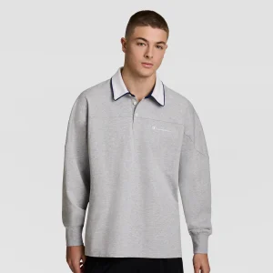 Gridiron Long Sleeve Rugby, Script Logo