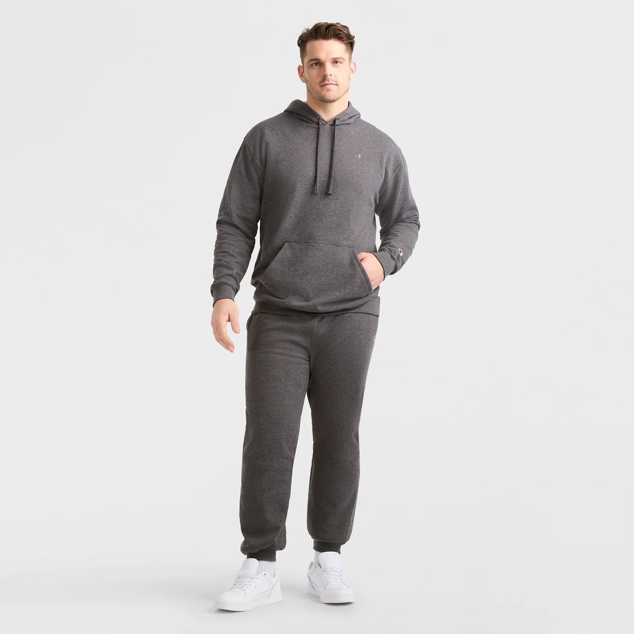 Powerblend Hoodie, C Logo - Big & Tall - Image 4