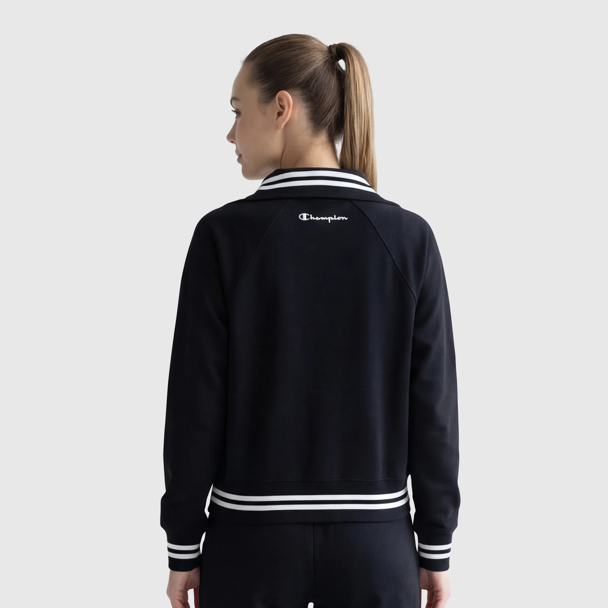 Pitcher Full-Zip Mockneck Top, C Logo - Image 2