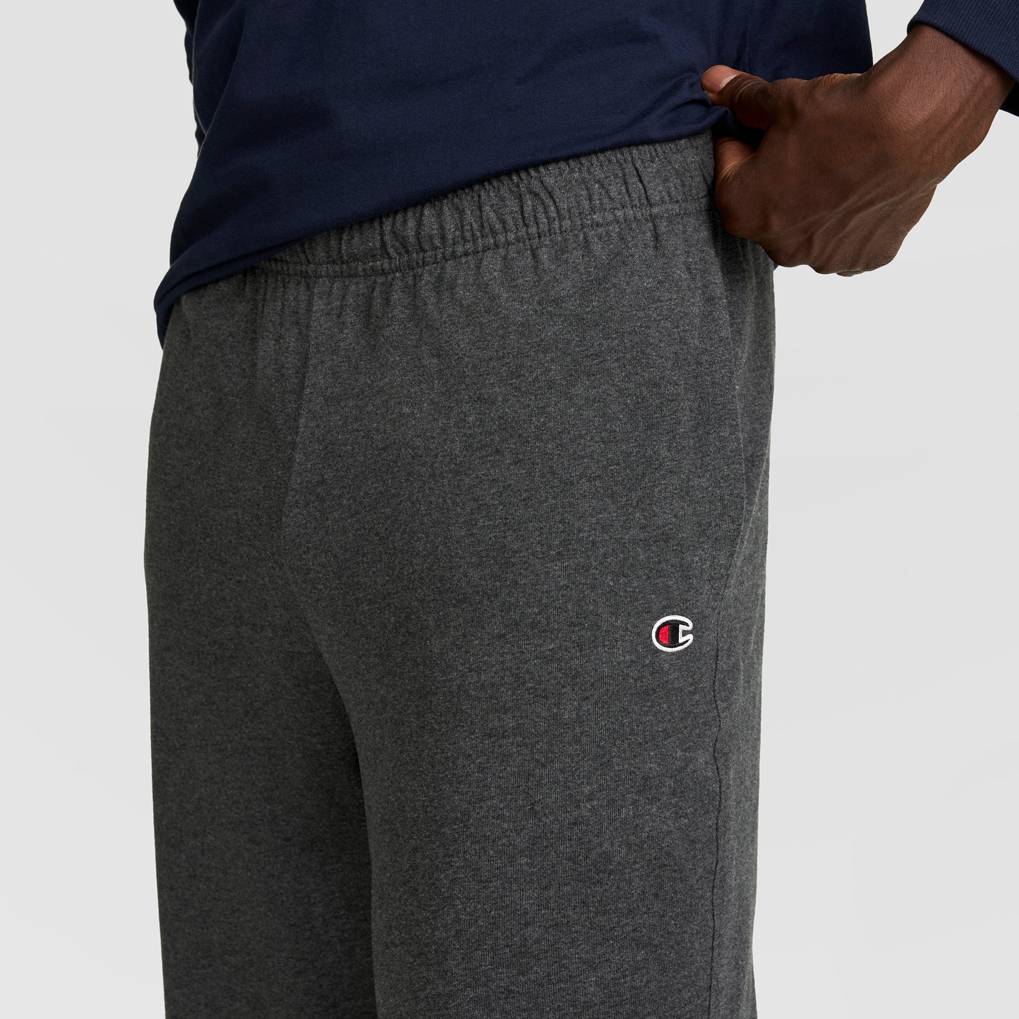 Lightweight Lounge Pants, Open Hem, C Logo - Image 3