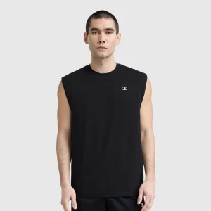 Sport Crewneck Muscle Tee, Script Logo