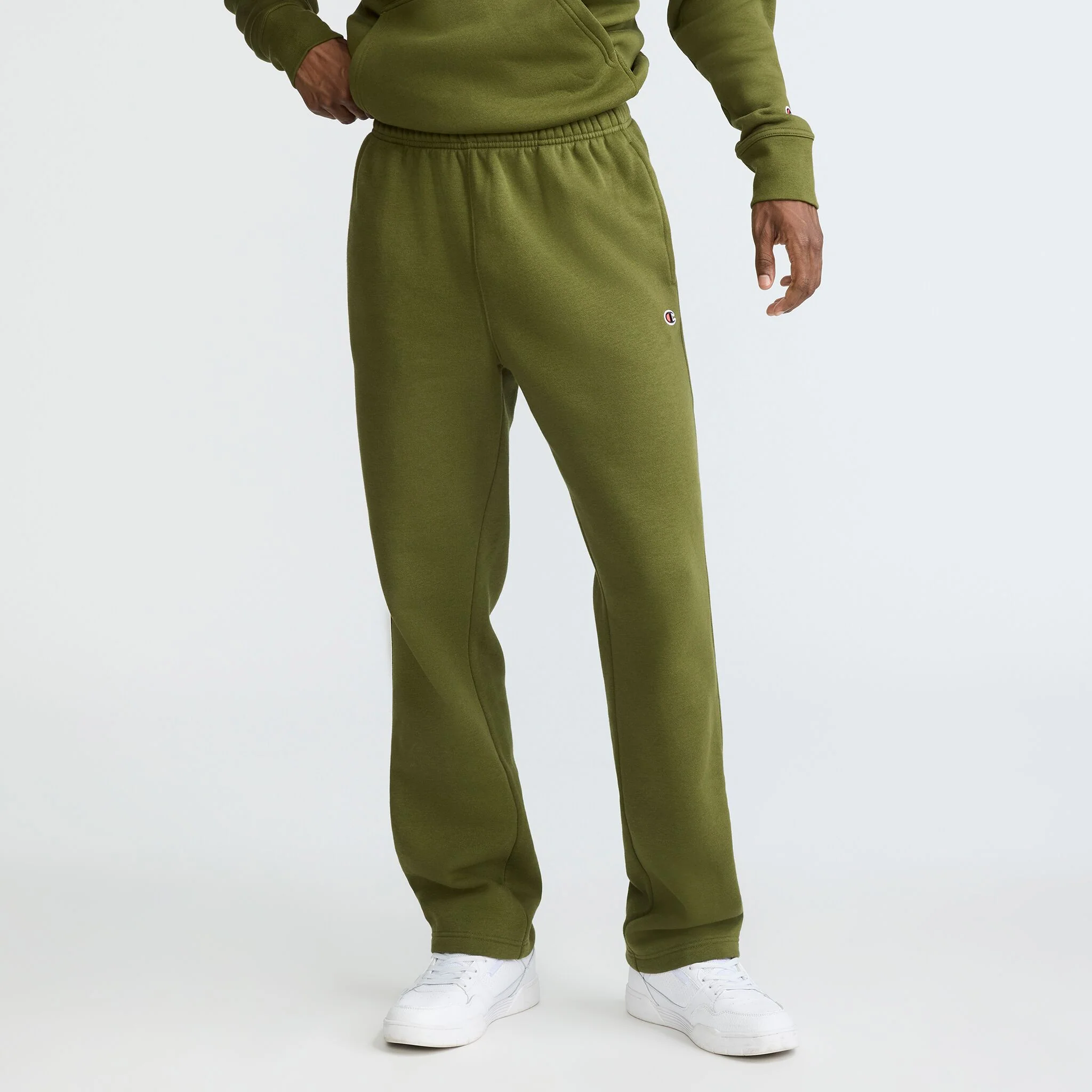 Powerblend Sweatpants, Open Hem, C Logo - Image 2