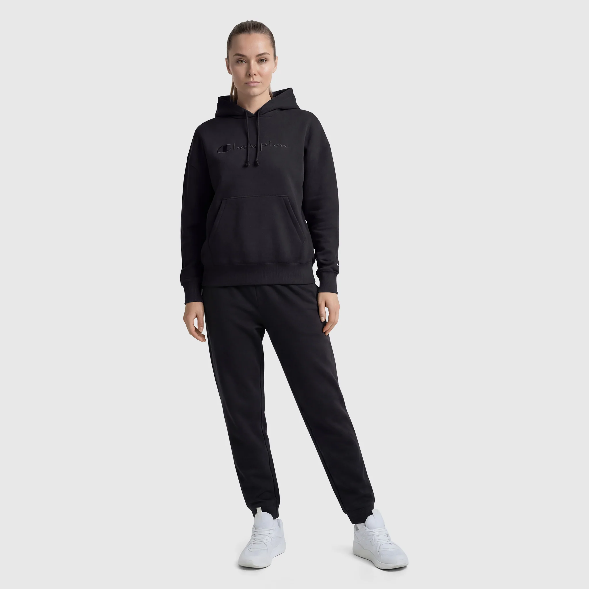 Tonal Script Freshman Powerblend Hoodie - Image 6