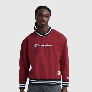 Gridiron V-Neck Pullover, C Logo