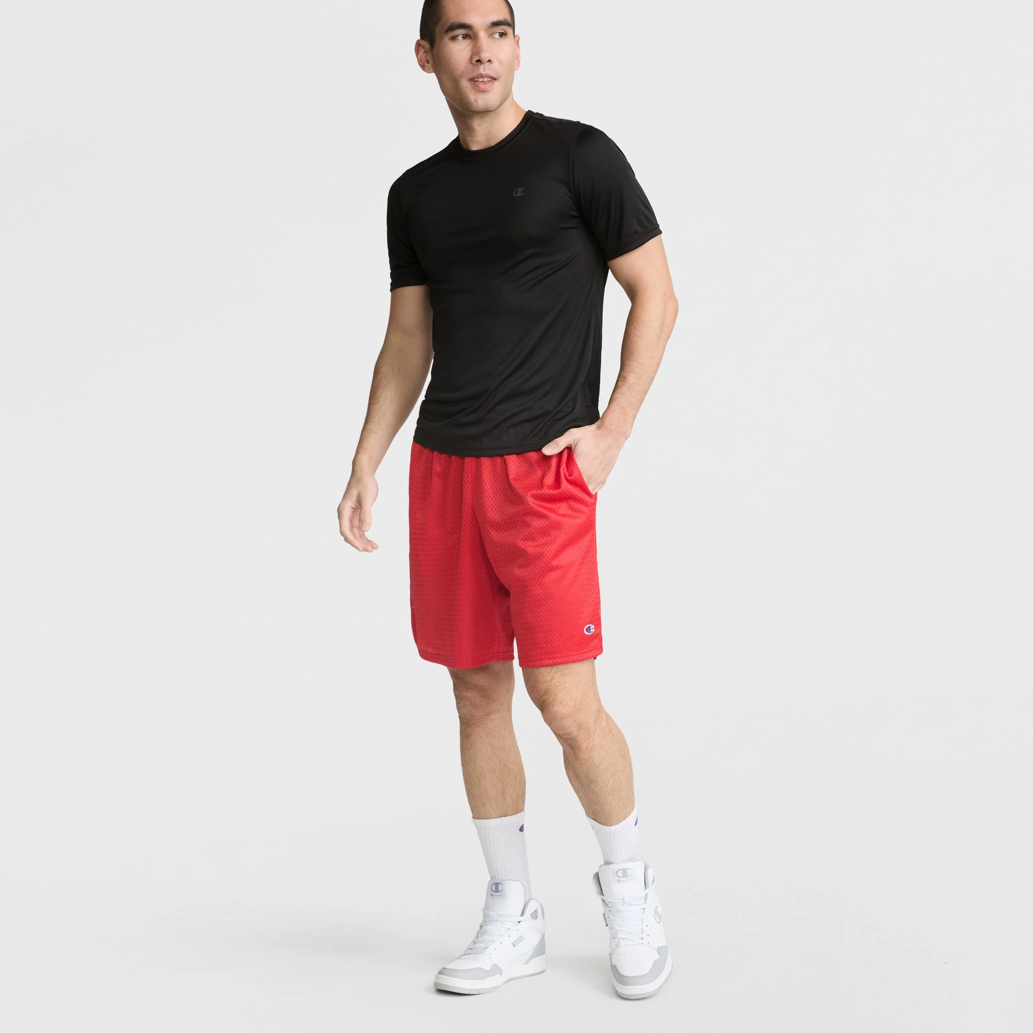 9" Classic Mesh Shorts, C Logo - Image 4