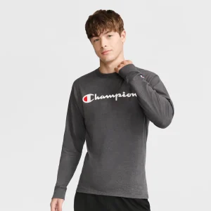 Classic Graphic Long-Sleeve T-Shirt, Script Logo