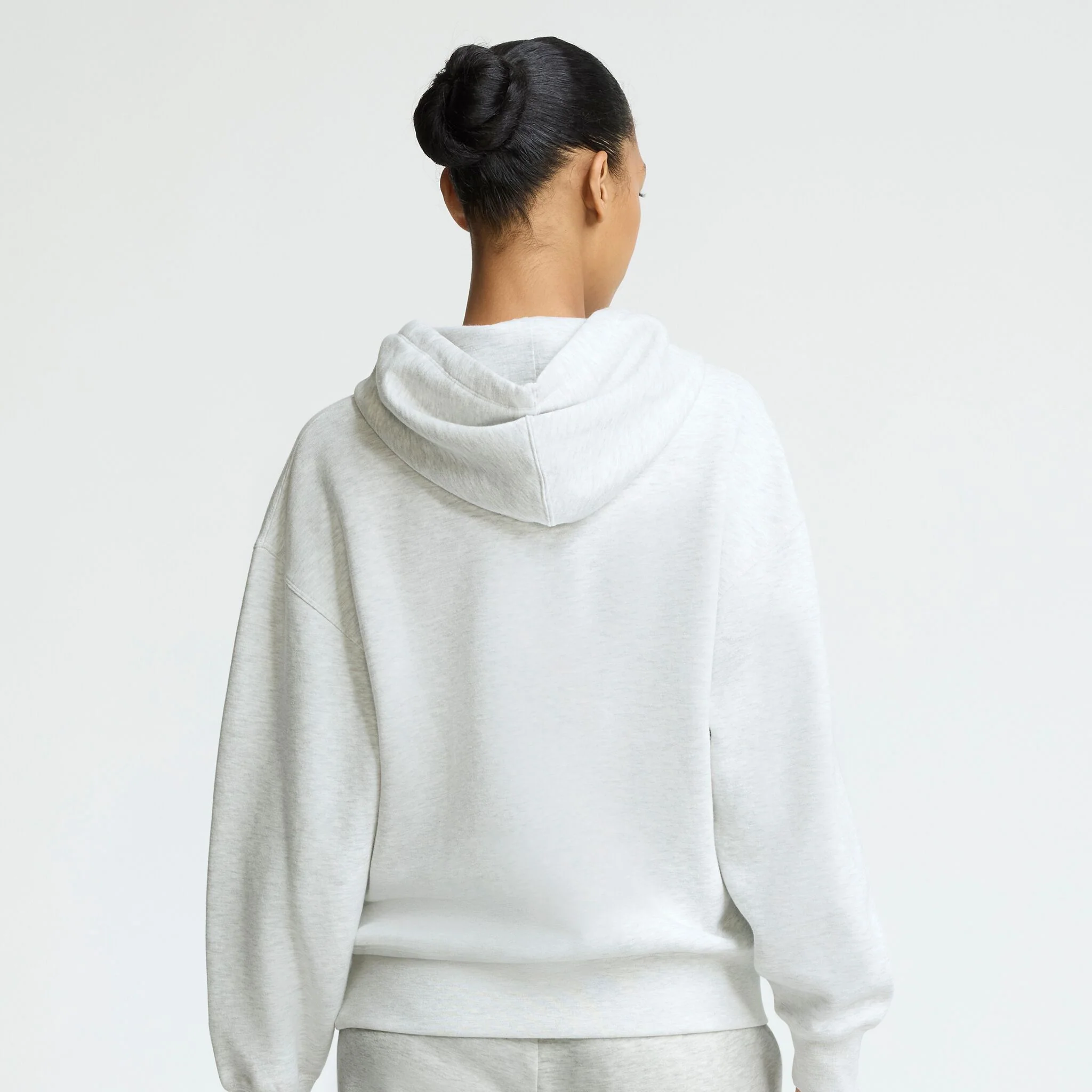 Powerblend Hoodie, Relaxed, Full Embroidered Script Logo - Image 2